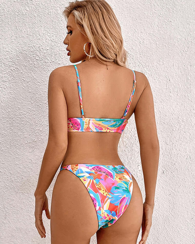 Bikini Tropical Imprimé Fleuri – Hildra