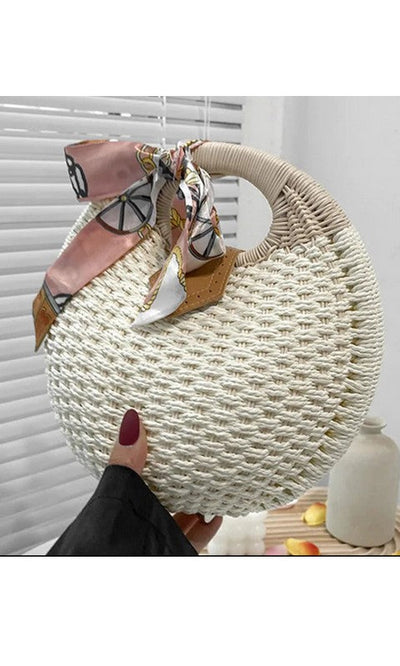 Sac Corbeille Coquillage Rond