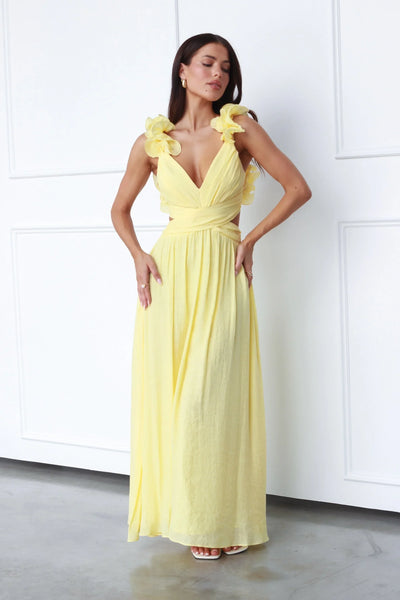 Robe Élégante à Décolleté Plongeant - Halia
