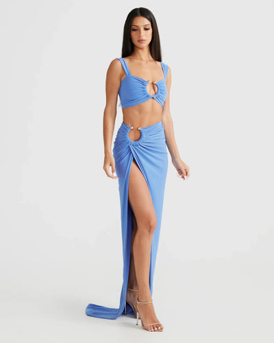 Ensemble Jupe Longue Fendue – Alarica