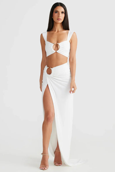 Ensemble Jupe Longue Fendue – Alarica