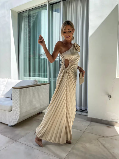 Robe Fleurie Asymétrique Romantique - Elizanna
