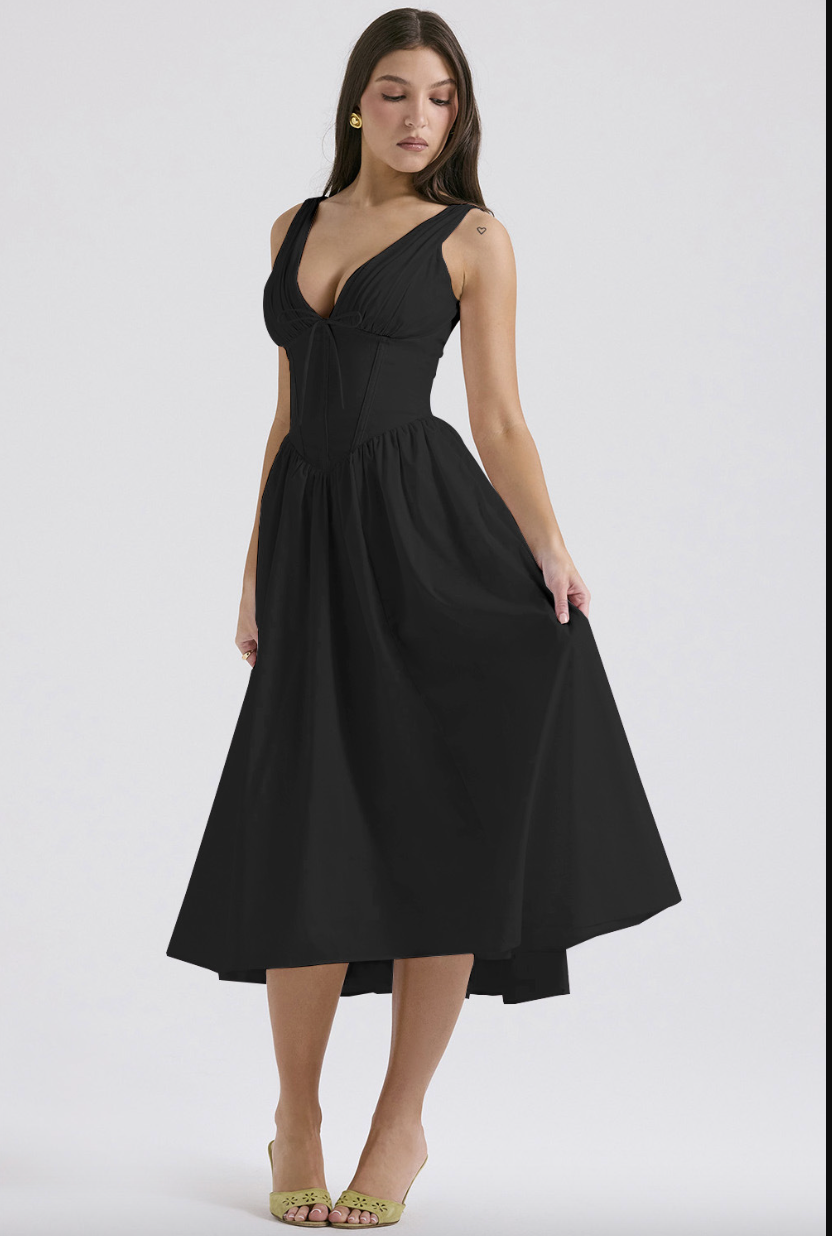 Robe Élégante à Bretelles – Gabriella