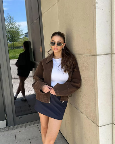 Veste en suède - Lydia