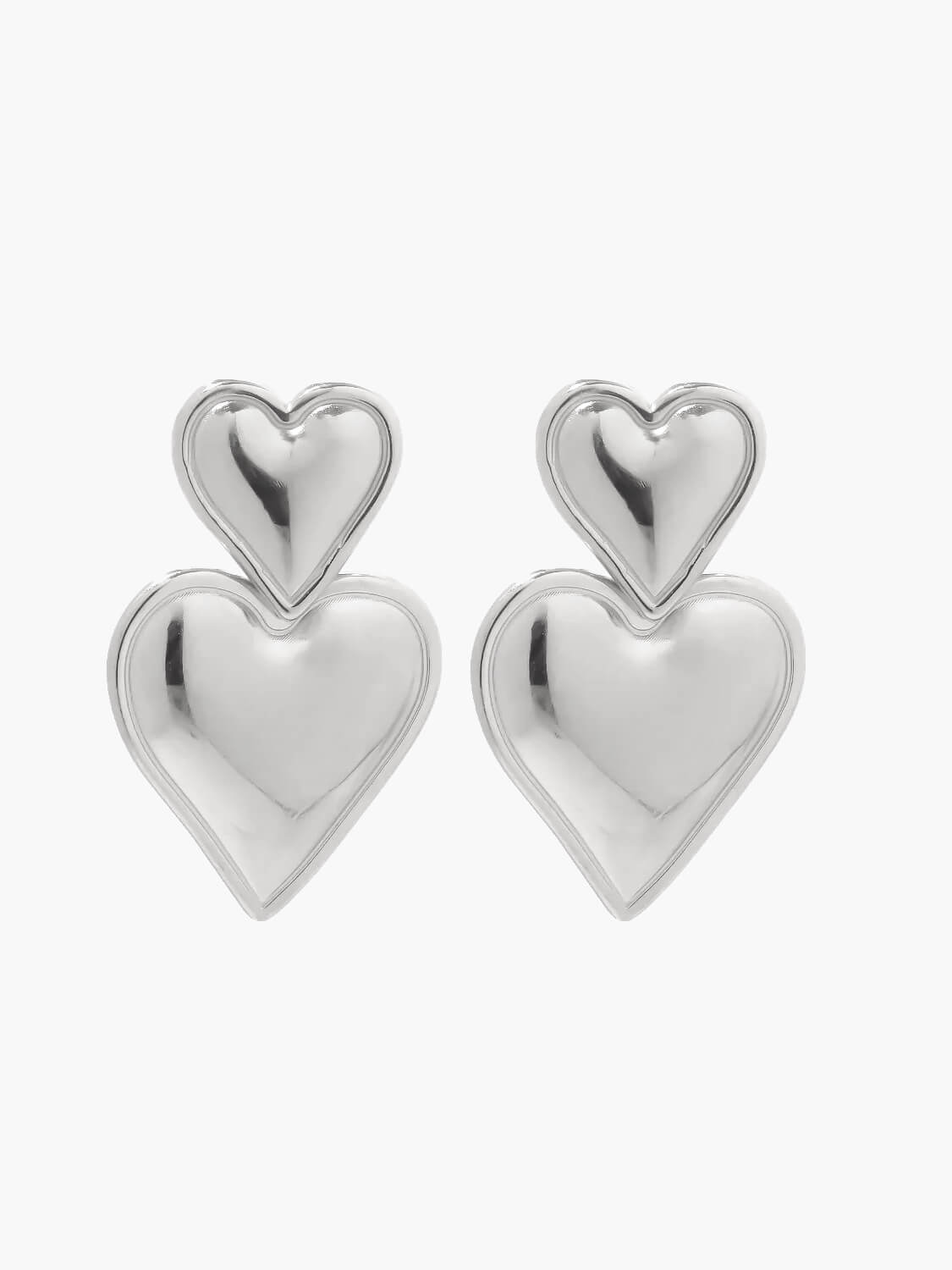 Boucles d'oreilles coeur